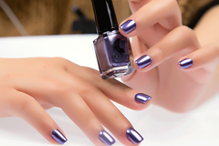 Stainless Steel Color Mirror Silver Nail Polish - Fashionner