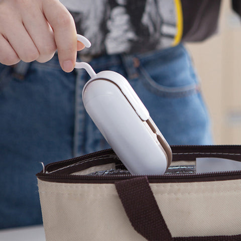 Mini Scelleuse Portable Scelleuse Thermique Emballage Plastique Pratique Colles et Scellés pour Aliments et Collations