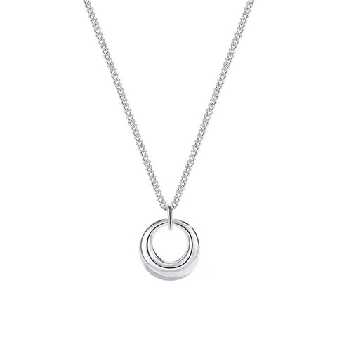 Buy Womens Geometric Round Necklace Minimalist Instagram-Style online at Fashionner.