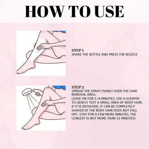 30ml 100ml Hair Removal Spray Depilatory Armpit Hair And Legs Hair Foam Mousse And Removal Is Gentle Hair Cream Spray Non-irritating