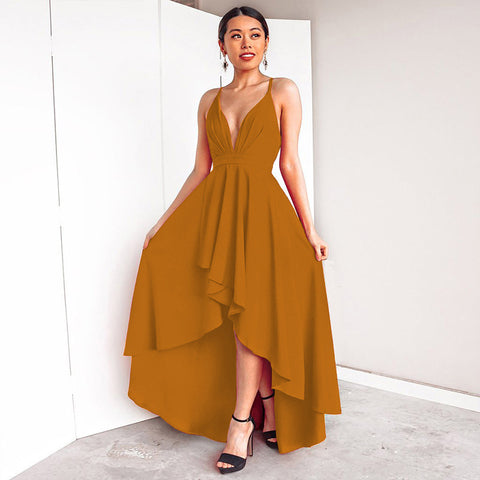 Robe de soirée à lacets
