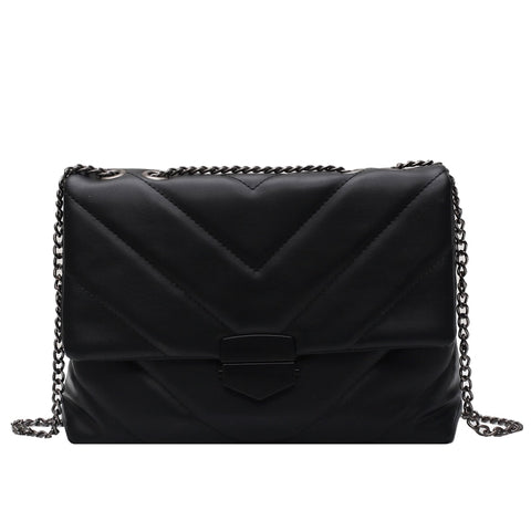 Embroidery Thread Small PU Leather Crossbody Bags for Women Trend Hand Bag Women's Branded Trending Shoulder Handbags - Fashionner
