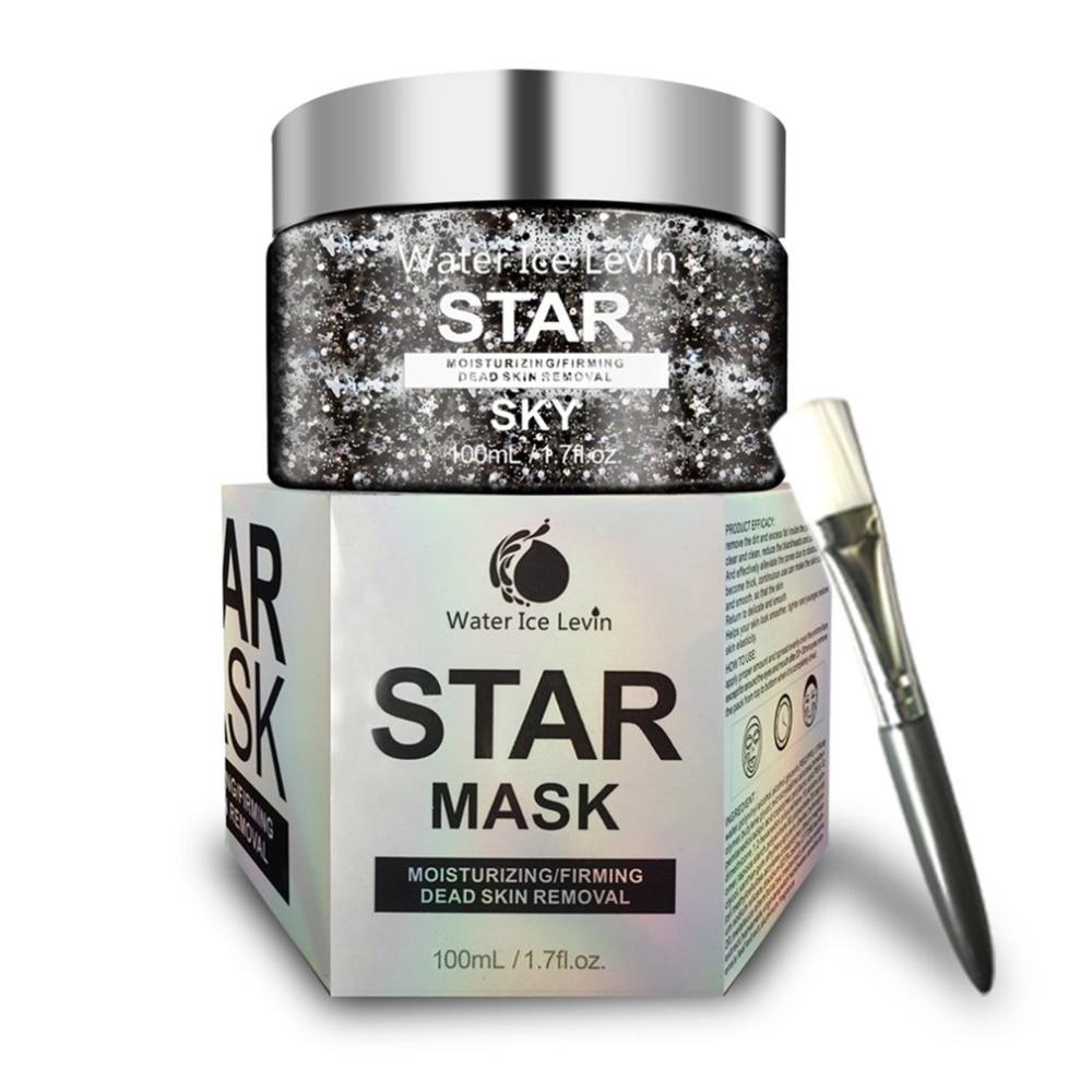 STAR MASK Glitter Gold Peel off Black Face Mask From Black Dots Blackhead Remover Korean Facial Masks Face Skin Care - Fashionner
