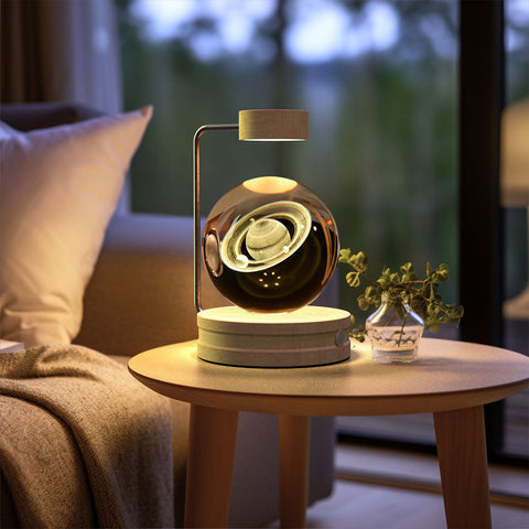Veilleuse d'intérieur dinosaure cosmique boule de cristal, alimentée par USB, lumière chaude de chevet, cadeau d'anniversaire