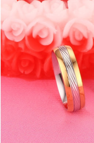 Bague de couple décorative