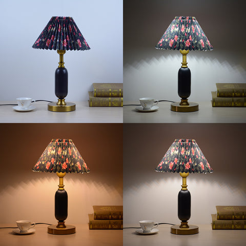 Lampe décorative de chambre principale de mariage en céramique de style chinois chaleureux