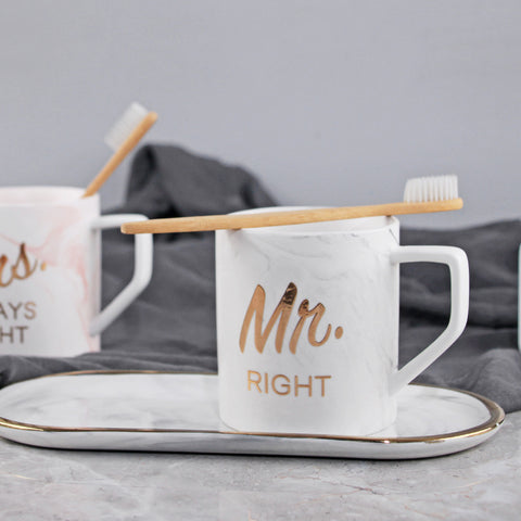 Marbling Couple Mug