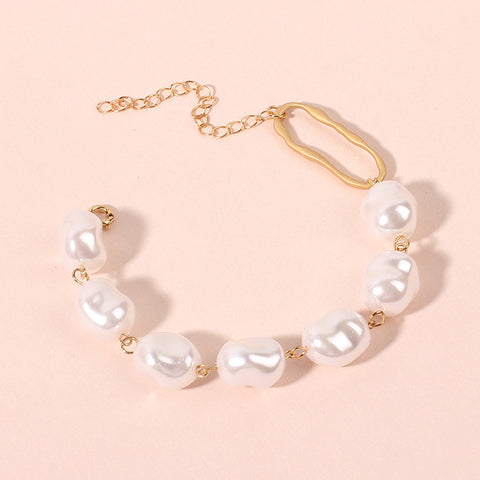 Buy Baroque Irregular Pearl Bracelet online at Fashionner.