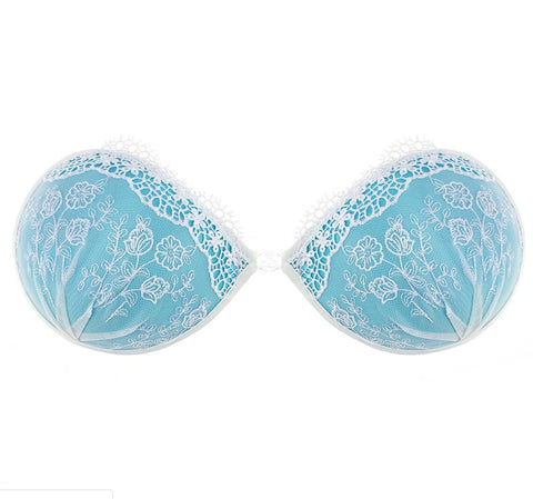 Buy Lace Invisible Bra Gathered Breathable Invisible Bra Silicone Chest Underwear Wholesale online at Fashionner.