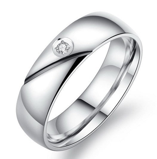 Stainless steel couple ring Titanium steel couple ring