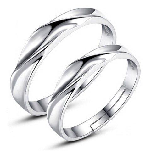 Bague entrelacée amour de couple