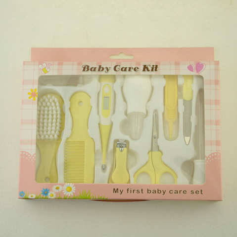 Maternal and Infant Thermometer Feeding Nasal Nasal Care 10 Piece Set Baby Manicure Clamp Nail Clipper Set - Fashionner