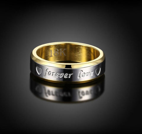 Ensemble de bagues de couple Amour Éternel