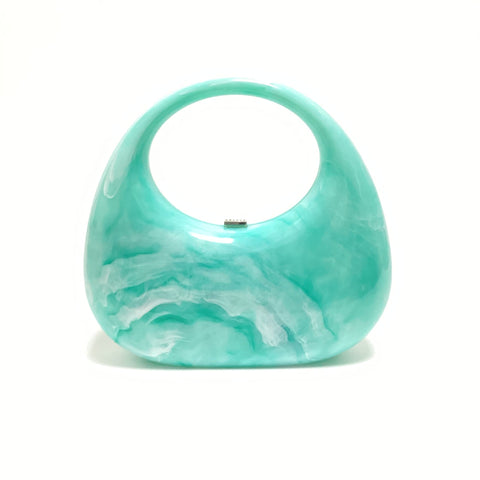 Sac à main pour femme en forme d'œuf d'oie fêlé Moon Ice, sac à bandoulière pour dîner