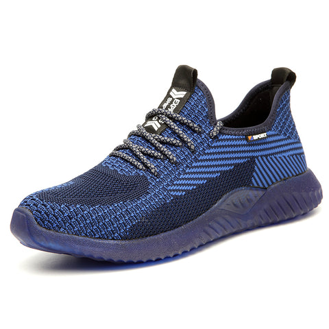 Anti Smashing And Anti Stab Safety Shoes Breathable Deodorant And Wear Resistant Work Shoes Soft Soled Protective Shoes - Fashionner