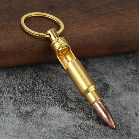 Porte-clés en métal Ouvre-bouteille Balle Pendentif créatif