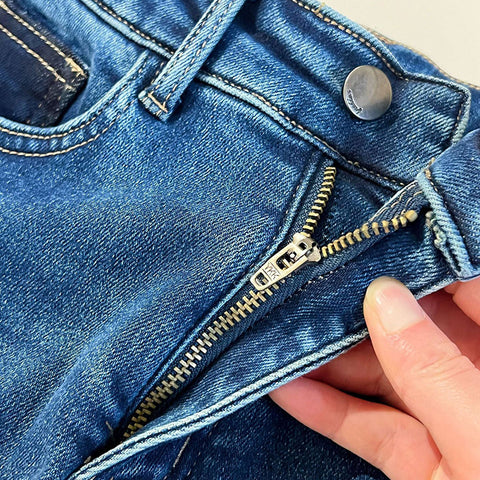 Vintage Handmade Embroidered Warm Washed Jeans - Fashionner