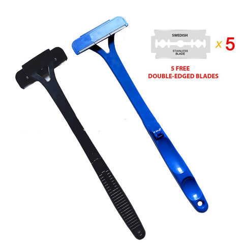 Manual Hair Scraper For Blade Replacement Body Hair Scraper Folding Shaving Lumbar Intervertebral Disc - Fashionner