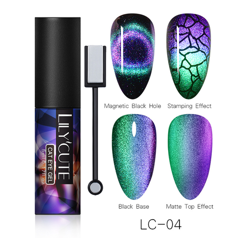 Magic Wide Cat Eye Nail Polish - Fashionner