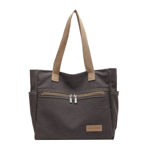 Canvas Shoulder Bags Women's Totes Handbag - Fashionner