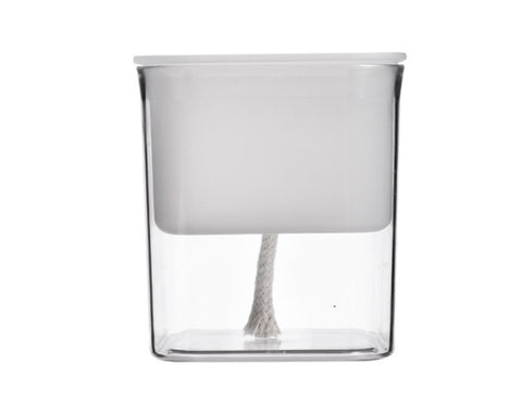 Pot de fleurs hydroponique radis vert en plastique transparent visible