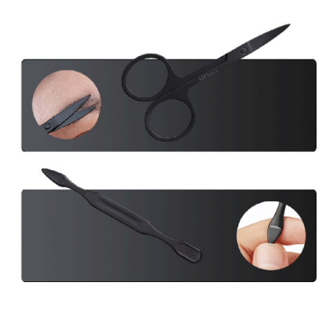 7 nail clippers Nail Manicure Set knife eyebrow set function Manicure Manicure Kit - Fashionner