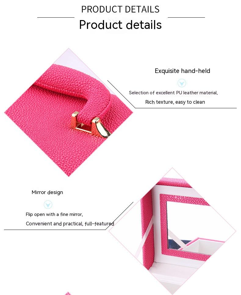 Waterproof Portable Cosmetics Storage Box - Fashionner