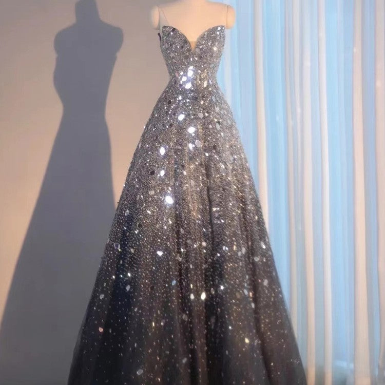 Blue Heavy Industry Wedding Evening Dress - Fashionner