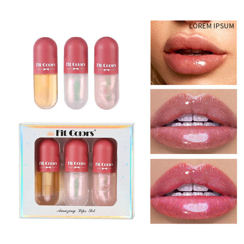 Huile repulpante pour les lèvres Jour Nuit Volume instantané, transparente, nourrissante longue durée, réparatrice, réduit les ridules des lèvres, soin des lèvres, cosmétique de beauté