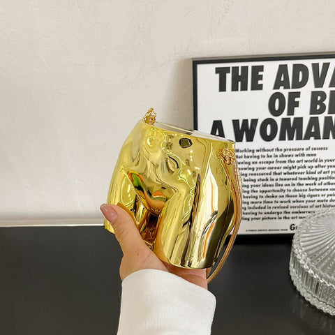 Mini sacs à bandoulière pour femmes Nouvelle chaîne Mode Sac à épaule Femme Haute Qualité Drôle Mignon Fête Miroir Luxe Sac Femme