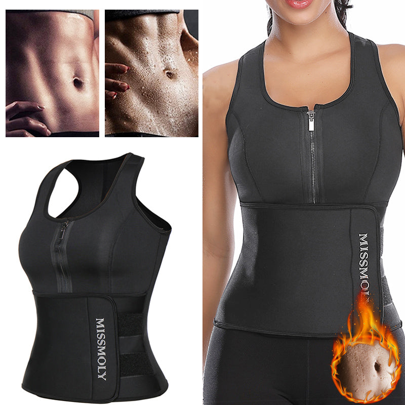 Buy Women Neoprene Waist Trainer Sweat Sauna Suit Waist Cincher online at Fashionner.
