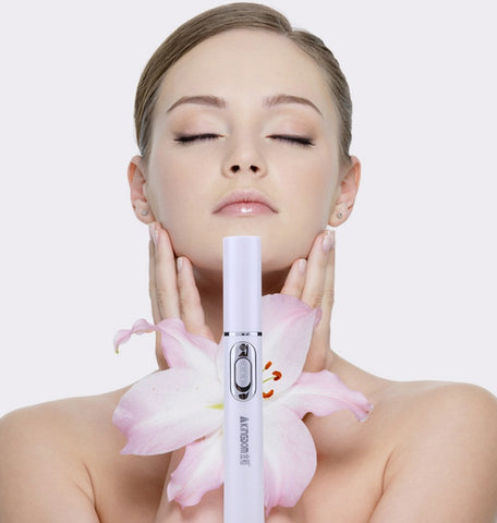 Stylo laser anti-acné à lumière bleue, dispositif de traitement pour l'élimination des cicatrices et des rides, équipement de beauté pour le soin de la peau