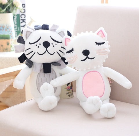 Kawaii Chat Lion Peluche Douce Poupée Animale Jouets Pour Enfants Chambre Bébé Coussin Décoratif Cadeau