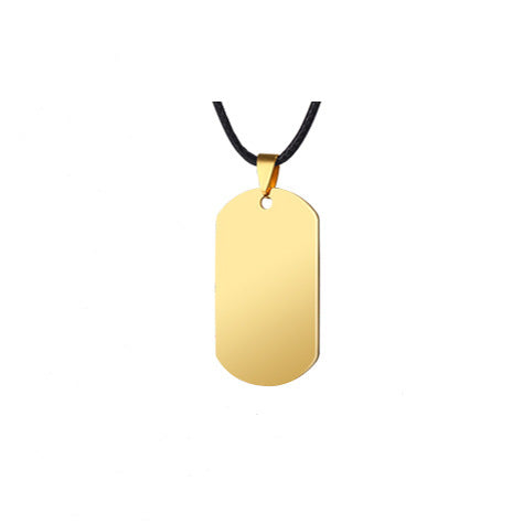 Polished Army Necklace