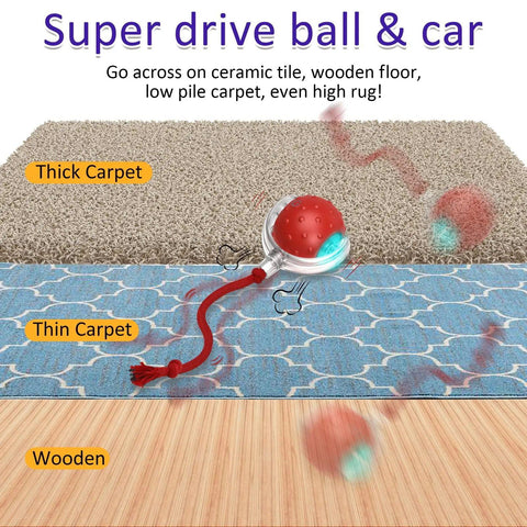New Cat Rolling Ball Bird Chirping Interactive Cats Pets Toys Mot Pet Products - Fashionner