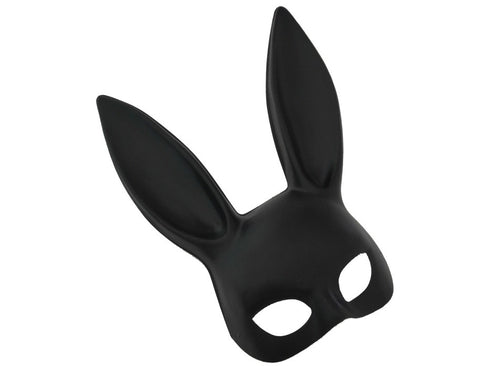 Fashion Black Rabbit Ear Half Face Mask