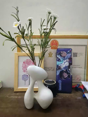 Décoration d'intérieur florale hydroponique simple et créative pour salon