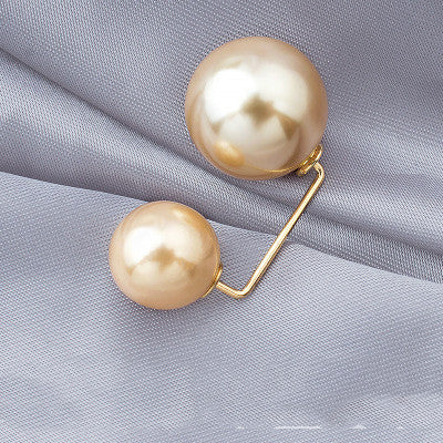 Broche anti-lumière Jupe Bouton de taille Clou Perle