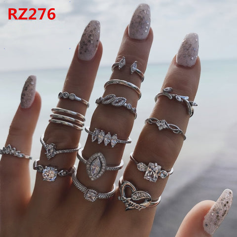 Bague Bohème Ensemble Bague Couple