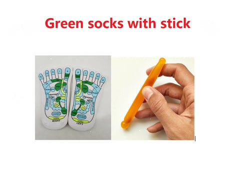 Reflexology Socks - Foot Massage Socks - Massage Relieve Tired Feet Socks Acupressure Foot Massager Reflexology Socks Foot Point Sock Foot Point Tool Physiotherapy Sock
