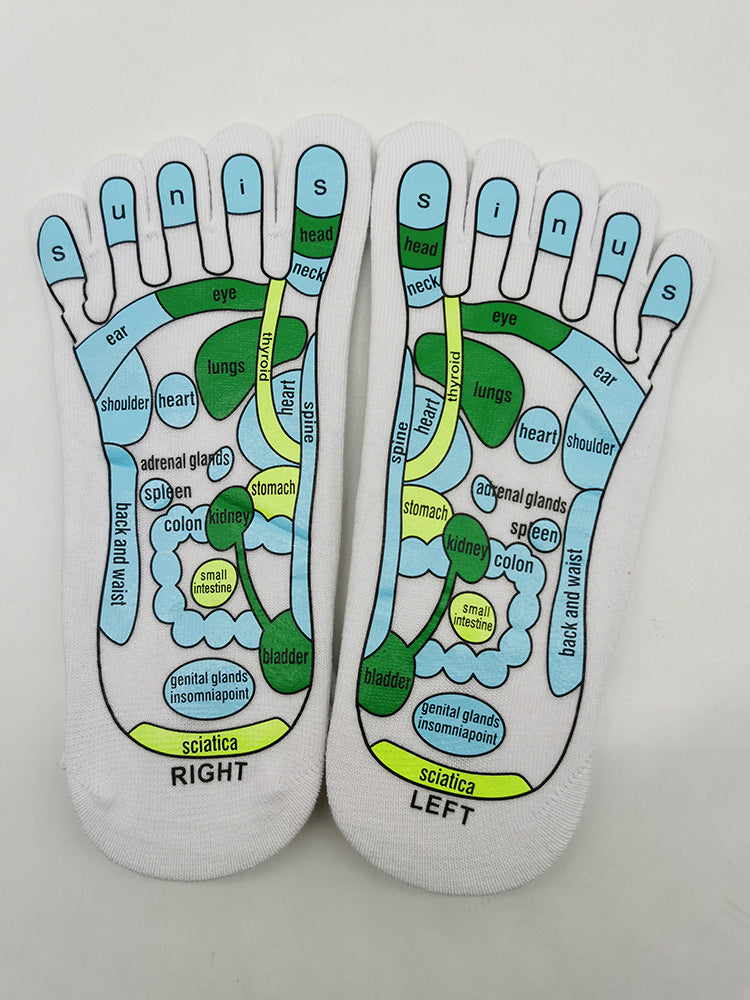 Reflexology Socks - Foot Massage Socks - Massage Relieve Tired Feet Socks Acupressure Foot Massager Reflexology Socks Foot Point Sock Foot Point Tool Physiotherapy Sock