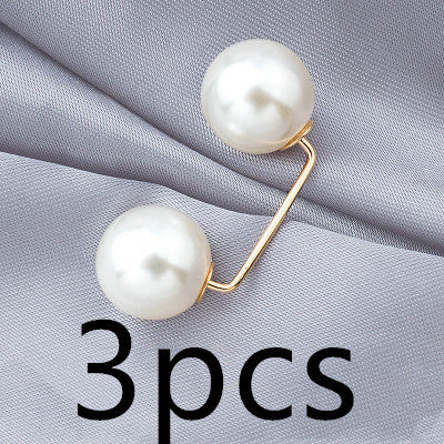 Broche anti-lumière Jupe Bouton de taille Clou Perle