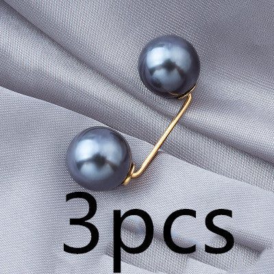 Broche anti-lumière Jupe Bouton de taille Clou Perle