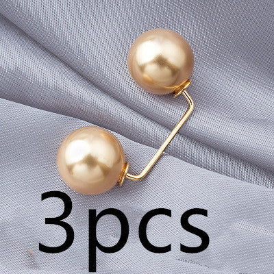 Broche anti-lumière Jupe Bouton de taille Clou Perle