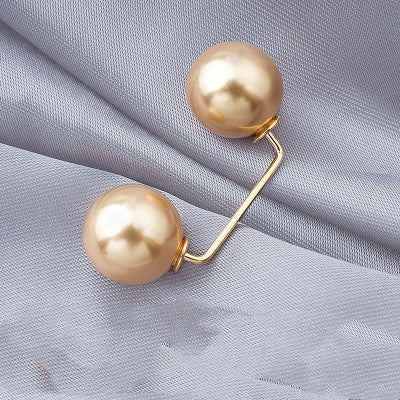 Broche anti-lumière Jupe Bouton de taille Clou Perle