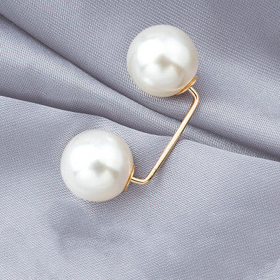 Broche anti-lumière Jupe Bouton de taille Clou Perle