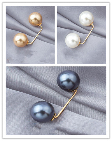 Broche anti-lumière Jupe Bouton de taille Clou Perle