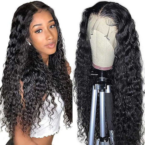 Cheveux humains avec de petits cheveux bouclés et des sets de cheveux longs