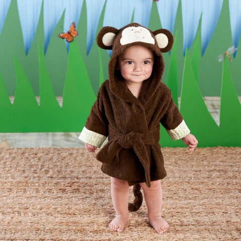 Serviettes de bain pour bébé en coton à capuche pour enfants, modèle animal de dessin animé mignon