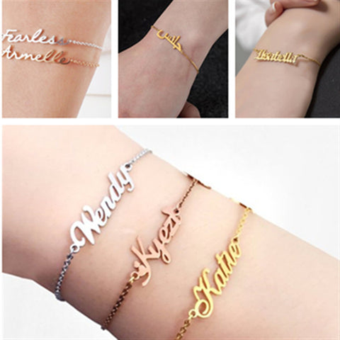 Bracelets de cheville personnalisés d'été pour femmes, en acier inoxydable, chaîne à maillons, couleur or, plage de sable, bijoux exquis, cadeau